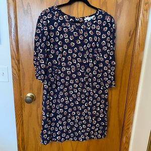 Boden 3/4 Sleeve Shift Dress